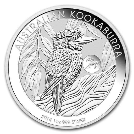 2014 Australia 1 oz Silver Kookaburra BU (Horse Privy) 2014 Australia 1 oz Silver Kookaburra BU (Horse Privy)